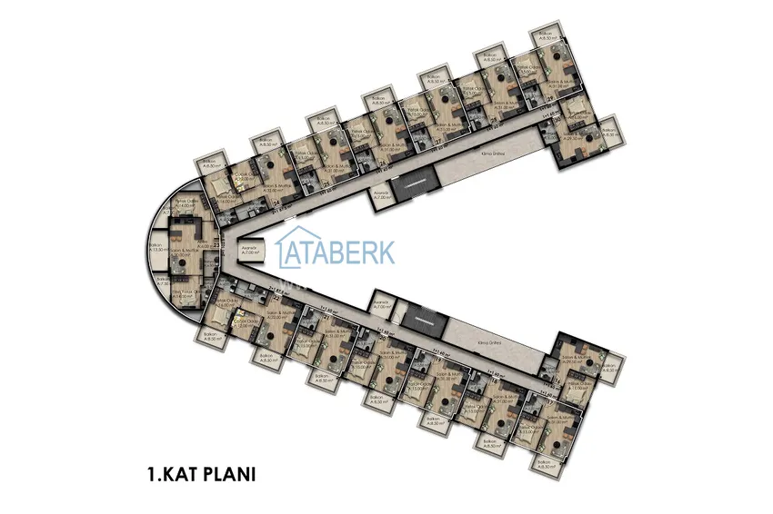 Buy cheap Apartments in Gazipasa at the excavation stage in a residence with hotel infrastructure 2 