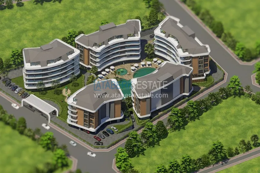 New investment project for a residential complex in Upper Oba, Alanya 2 
