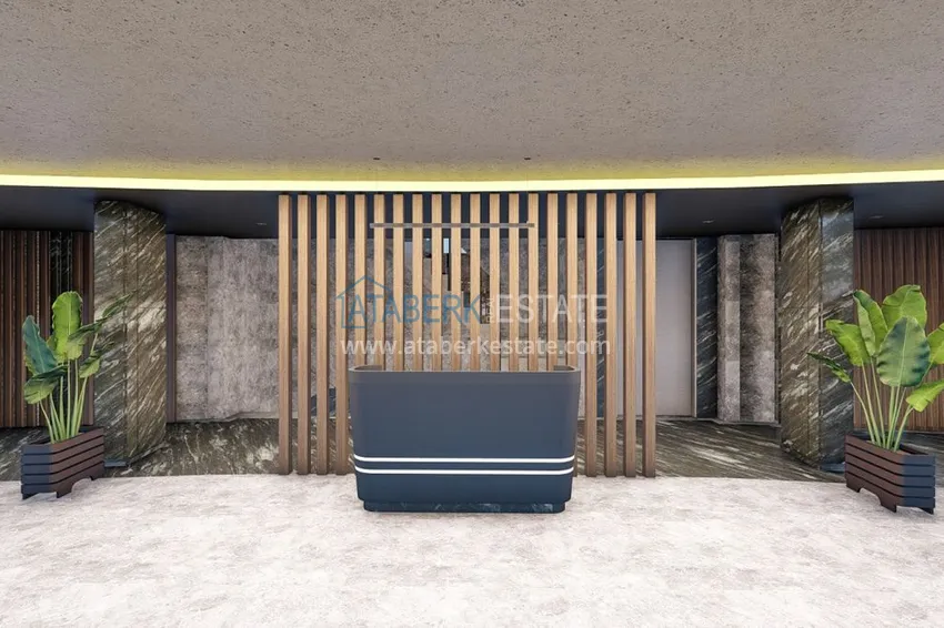 New investment project for a residential complex in Upper Oba, Alanya 10 