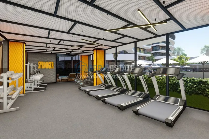 New investment project for a residential complex in Upper Oba, Alanya 19 