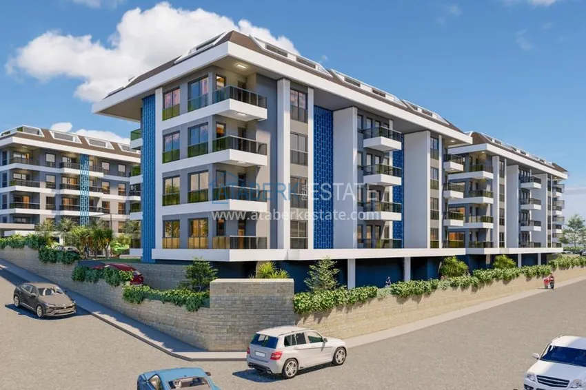 Duplex penthouse from an investor in a residential complex under construction - Kestel area, Alanya 10 