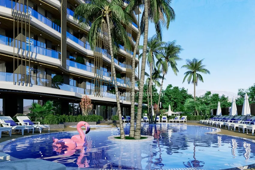 Investment property under construction — Alanya, Demirtash. The area is open for residence permits 10 