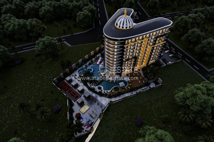 Apartments in Gazipasa at the excavation stage in a residence with hotel infrastructure 5 