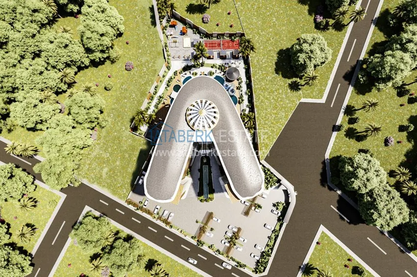 Apartments in Gazipasa at the excavation stage in a residence with hotel infrastructure 11 