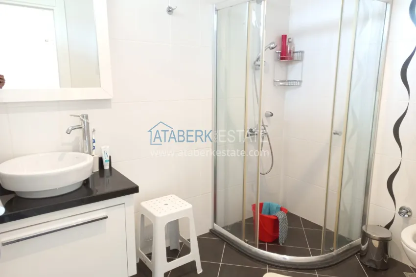 Purchase Compact 3+1 two-story penthouse with furniture in the Oba area. Real estate for a residence permit in Alanya 14 