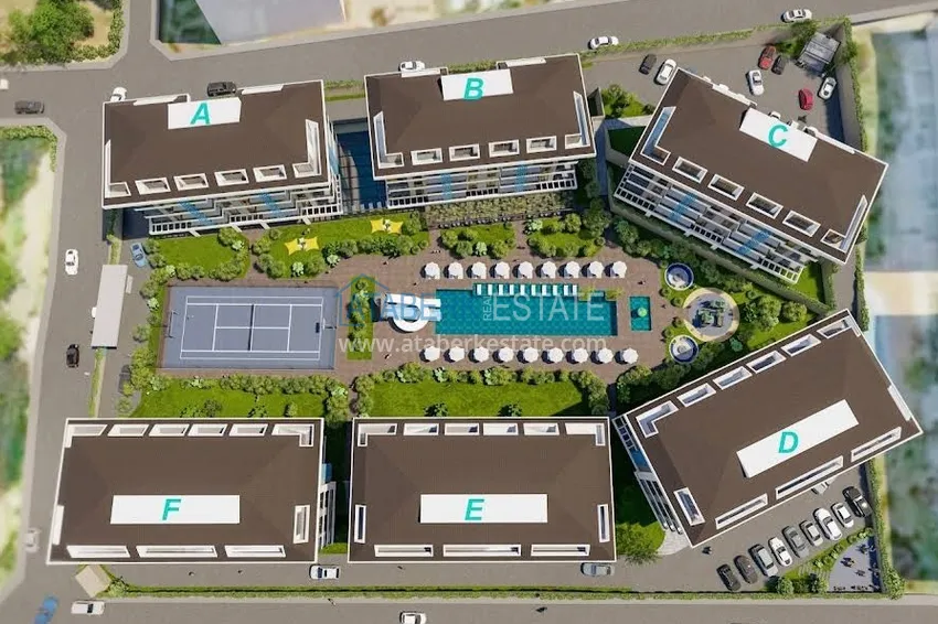 Duplex penthouse from an investor in a residential complex under construction - Kestel area, Alanya 15 