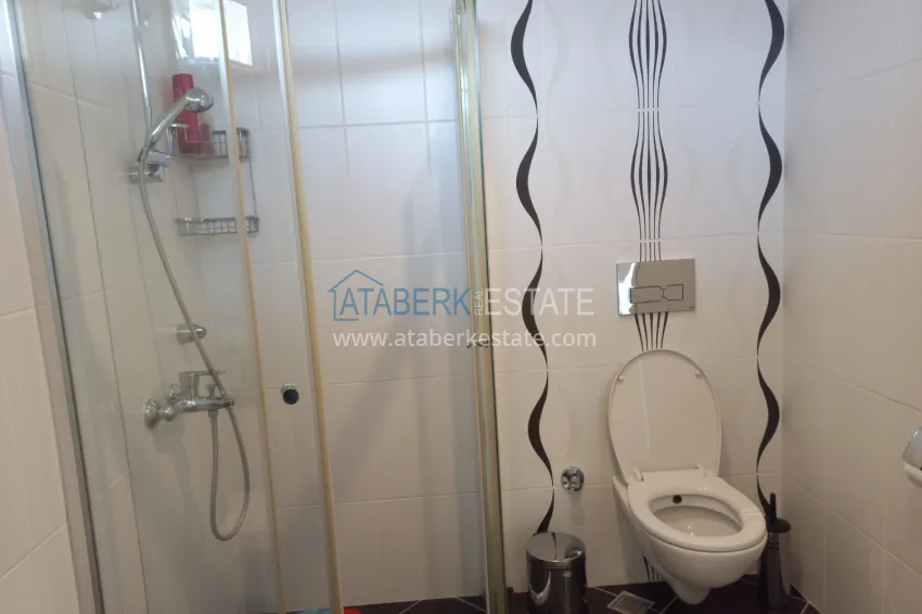 Purchase Compact 3+1 two-story penthouse with furniture in the Oba area. Real estate for a residence permit in Alanya 15 