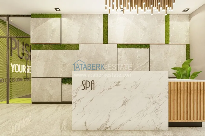 Duplex penthouse from an investor in a residential complex under construction - Kestel area, Alanya 17 