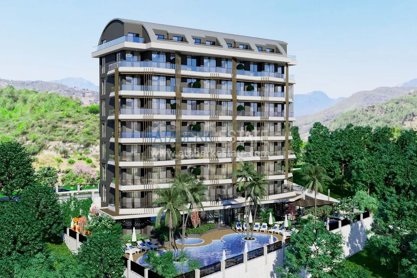 Investment property under construction — Alanya, Demirtash. The area is open for residence permits 1 