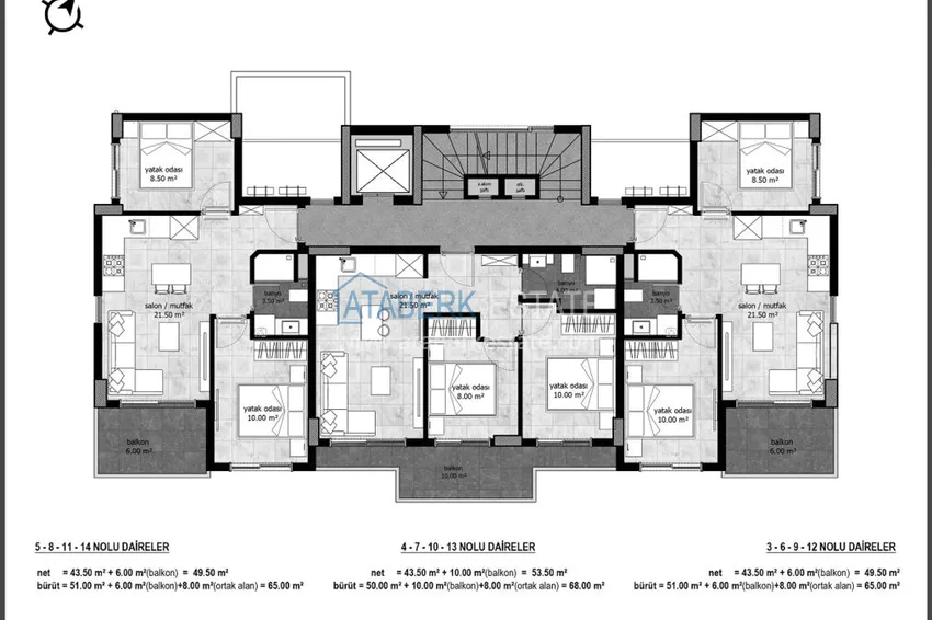 Buy cheap Apartments from the developer in Alanya, Avsallar district 2 