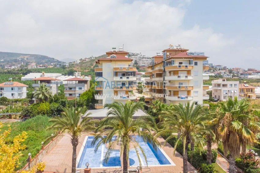 Apartment-duplex view with furniture in Demirtas, Alanya on the seashore 2 