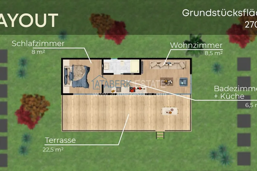 Buy cheap Property in Alanya. The first glamping resort in Alanya 1 