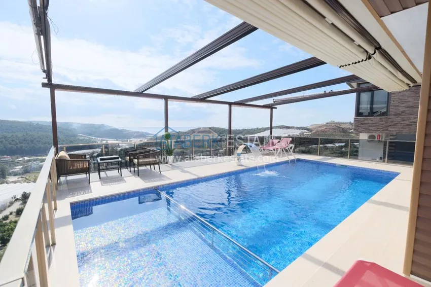 Luxurious two-story mansion at the foot of the mountains — Alanya, Yeşiloz district 3 