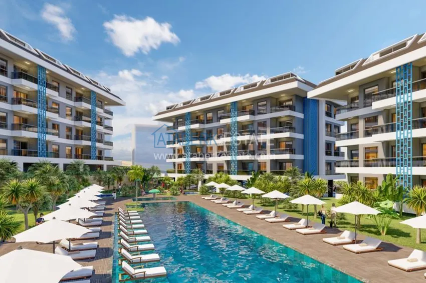 Duplex penthouse from an investor in a residential complex under construction - Kestel area, Alanya 3 