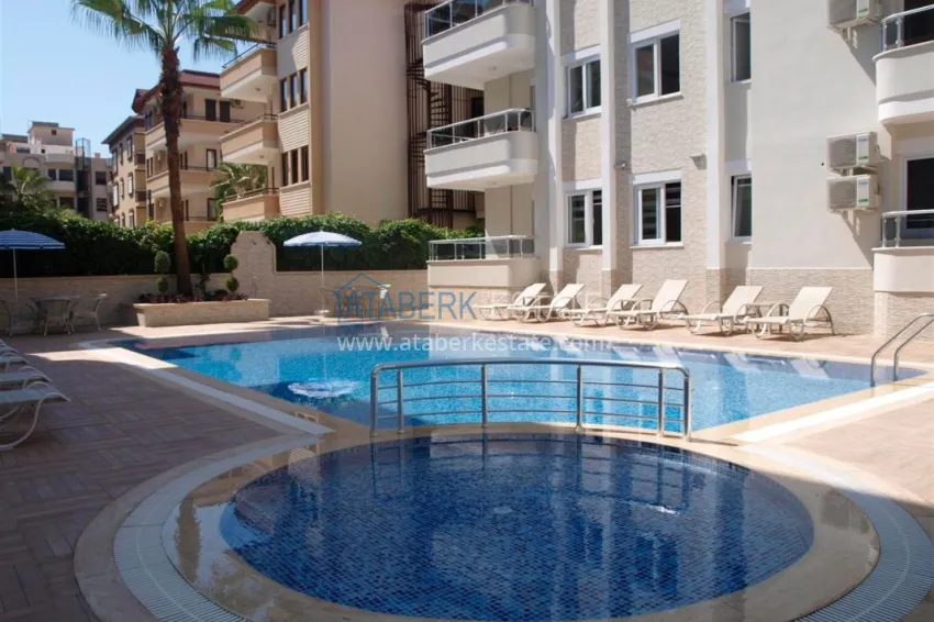 Compact 3+1 two-story penthouse with furniture in the Oba area. Real estate for a residence permit in Alanya 4 