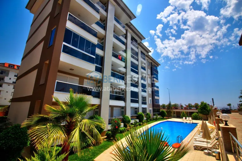 1+1 apartment in Kestel on the seafront — with a designer interior and a glazed balcony  3 