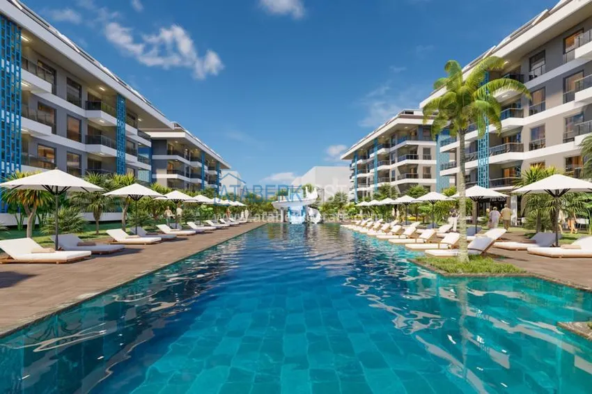 Duplex penthouse from an investor in a residential complex under construction - Kestel area, Alanya 4 