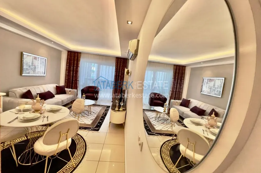 Purchase  1+1 apartment in Kestel on the seafront — with a designer interior and a glazed balcony  4 