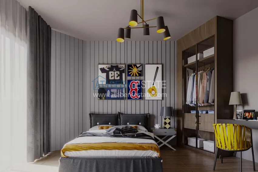 Purchase  Apartments in Gazipasa at the excavation stage in a residence with hotel infrastructure 9 