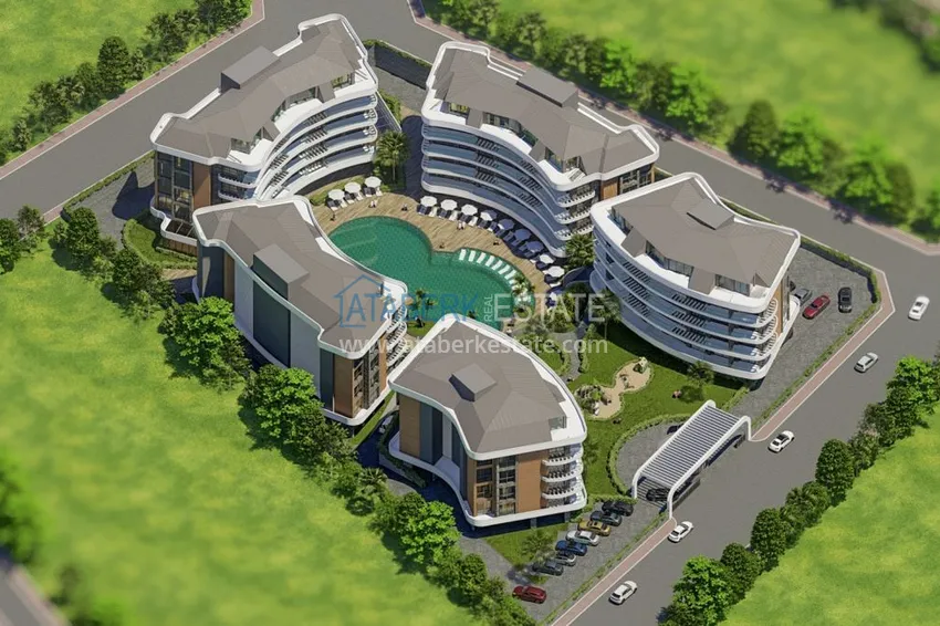 New investment project for a residential complex in Upper Oba, Alanya 4 