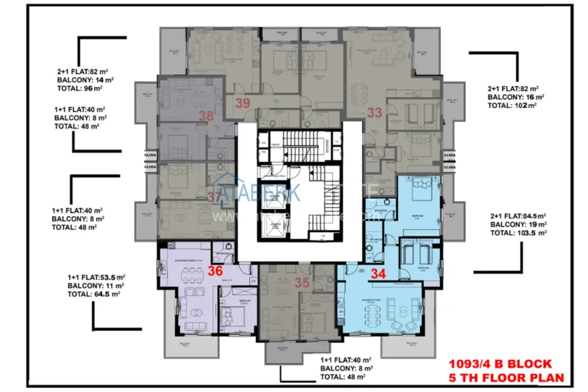 Buy cheap Luxury residential complex in the center of Mahmutlar - real estate from the developer in Alanya 15 