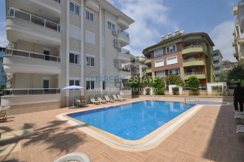 Compact 3+1 two-story penthouse with furniture in the Oba area. Real estate for a residence permit in Alanya 7 