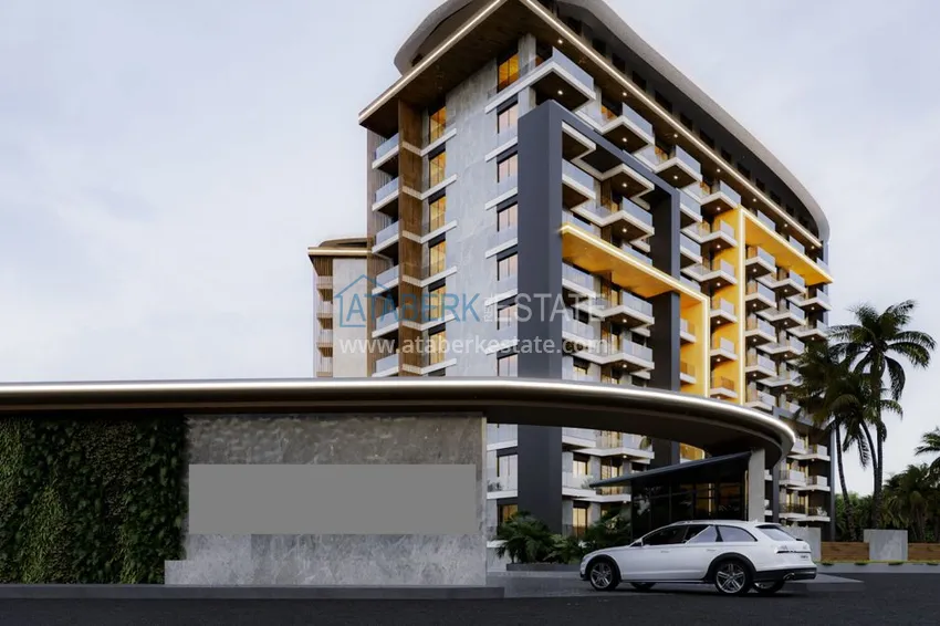 Apartments in Gazipasa at the excavation stage in a residence with hotel infrastructure 12 