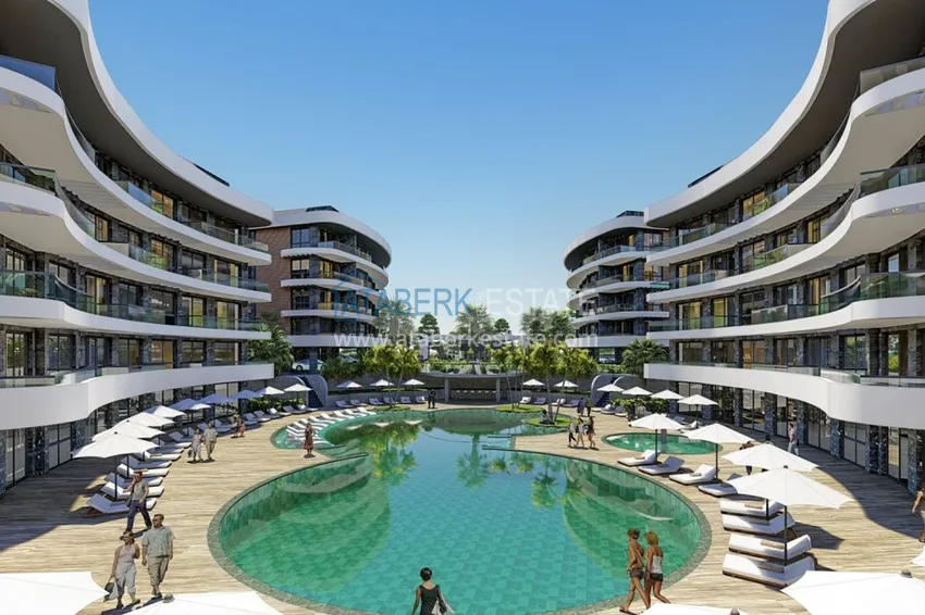 New investment project for a residential complex in Upper Oba, Alanya 8 