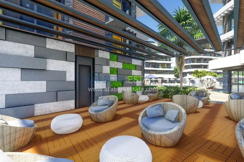 New investment project for a residential complex in Upper Oba, Alanya 17 