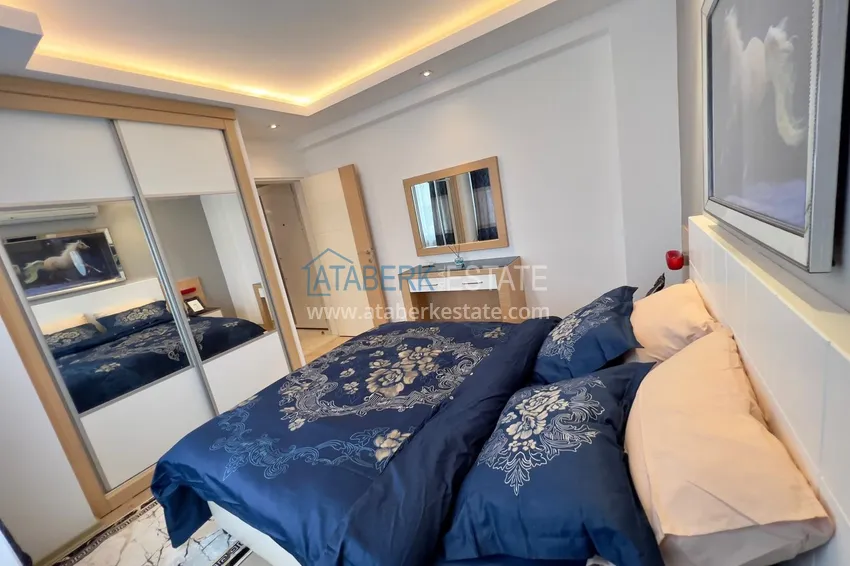 Purchase  1+1 apartment in Kestel on the seafront — with a designer interior and a glazed balcony  8 