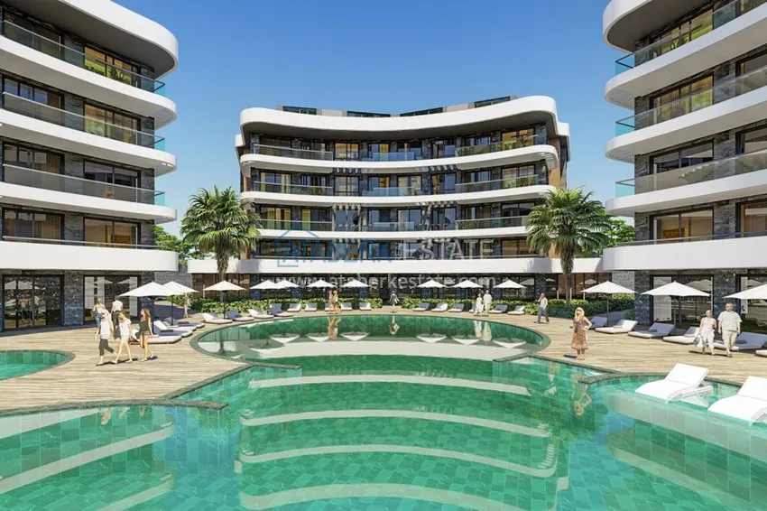 New investment project for a residential complex in Upper Oba, Alanya 9 