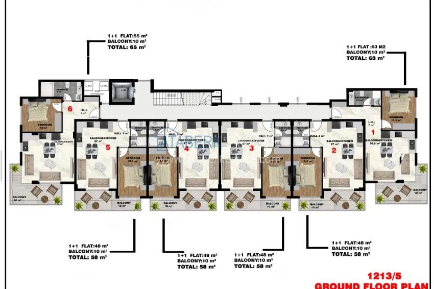 Buy cheap Resort property from a developer in Alanya, Kestel district 5 