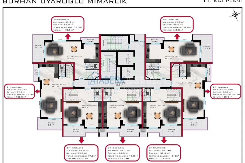 Buy cheap Investment property in Alanya! Sales start! New project in Mahmutlar district 4 