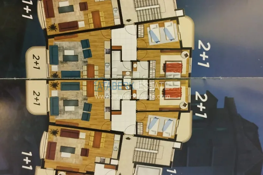 Buy cheap Apartment 2 + 1 with a fine finish in Gazipasa in a residence with infrastructure 2 