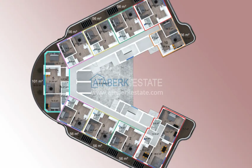 Buy cheap Investment property - a new residence project with hotel infrastructure in Gazipasa 2 