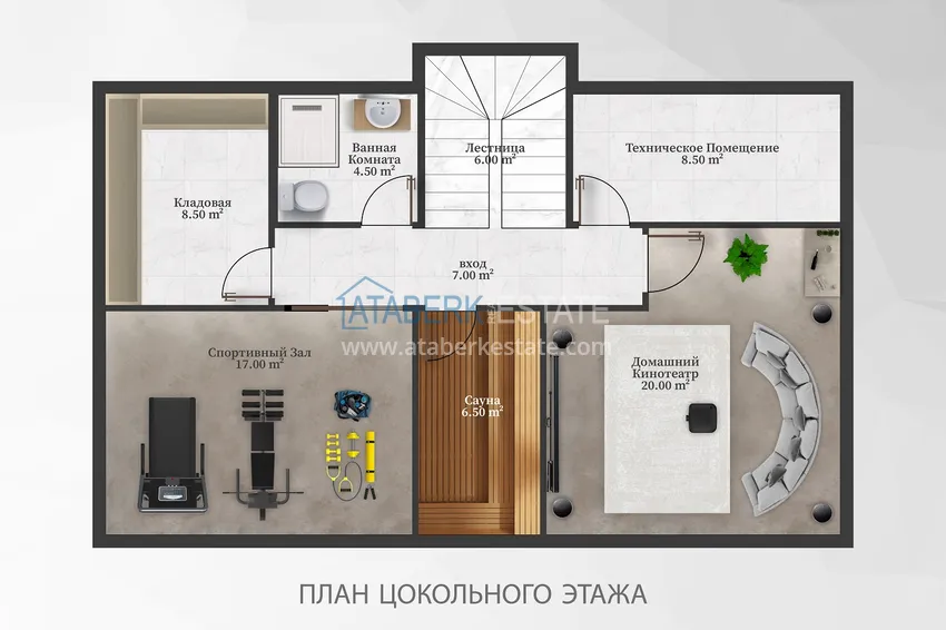 Buy cheap Villas in Alanya, Bektash mountain district - luxury real estate under construction 3 