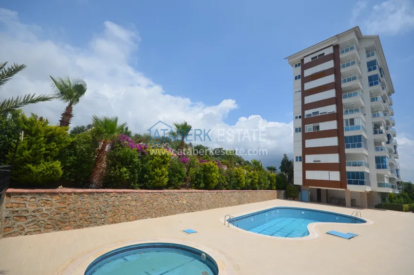 Duplex penthouse with open sea and mountain views, Tosmur — Alanya 1