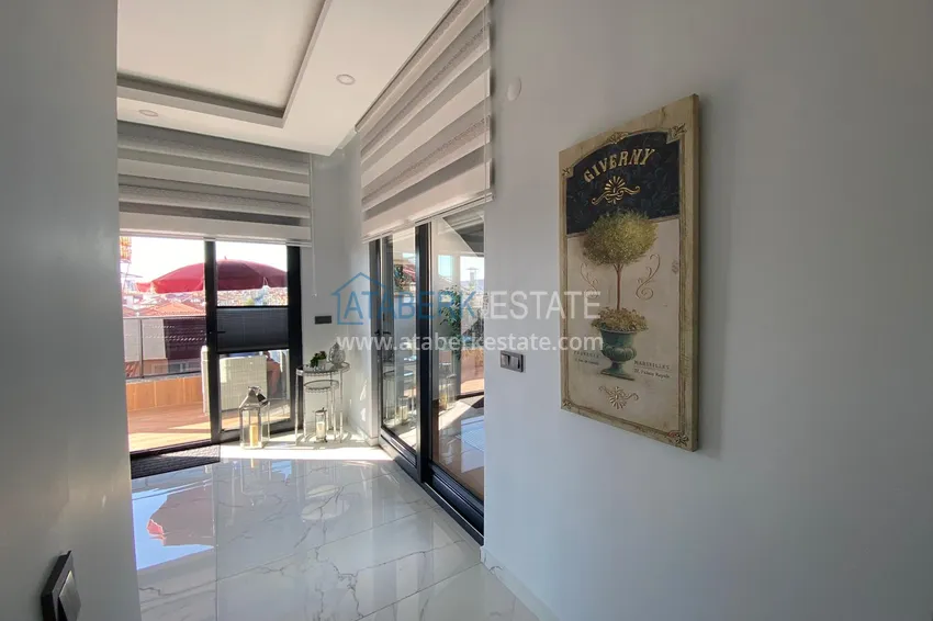 Purchase  Luxurious duplex penthouse in the center of Alanya, Hajet area 12 