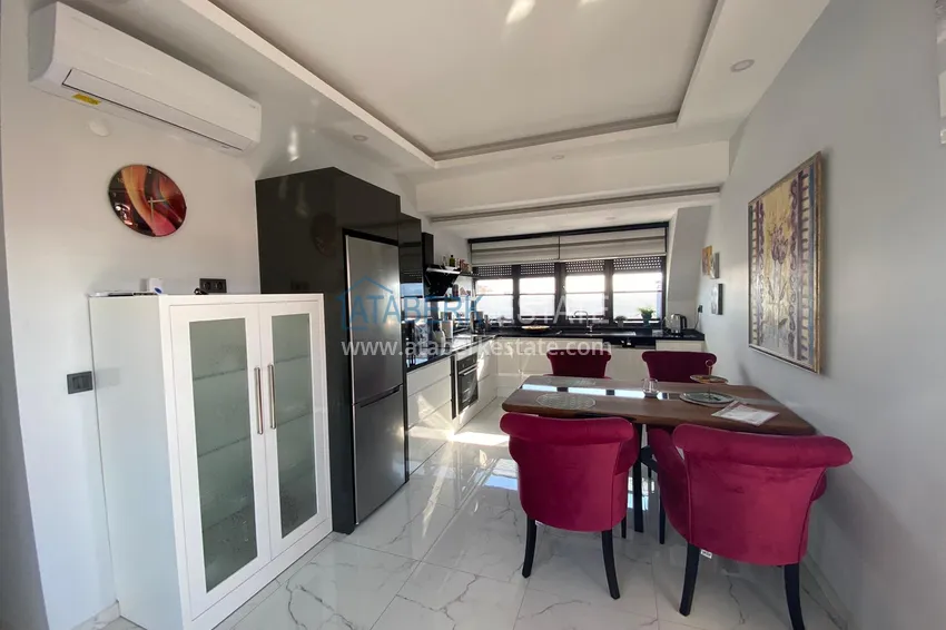 Purchase  Luxurious duplex penthouse in the center of Alanya, Hajet area 13 