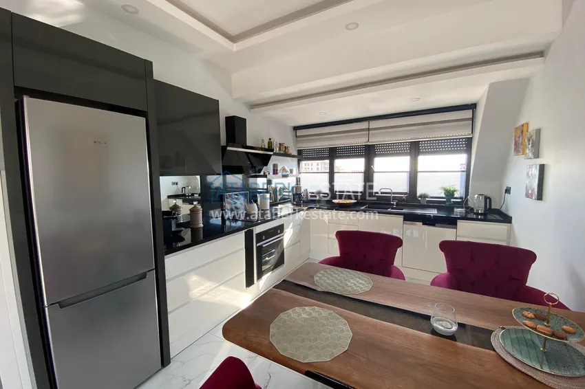 Purchase  Luxurious duplex penthouse in the center of Alanya, Hajet area 15 