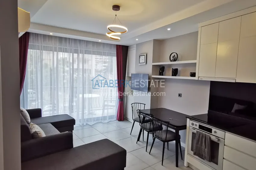Purchase  One bedroom apartment for rent in Alanya Tosmur district No. 14 1 