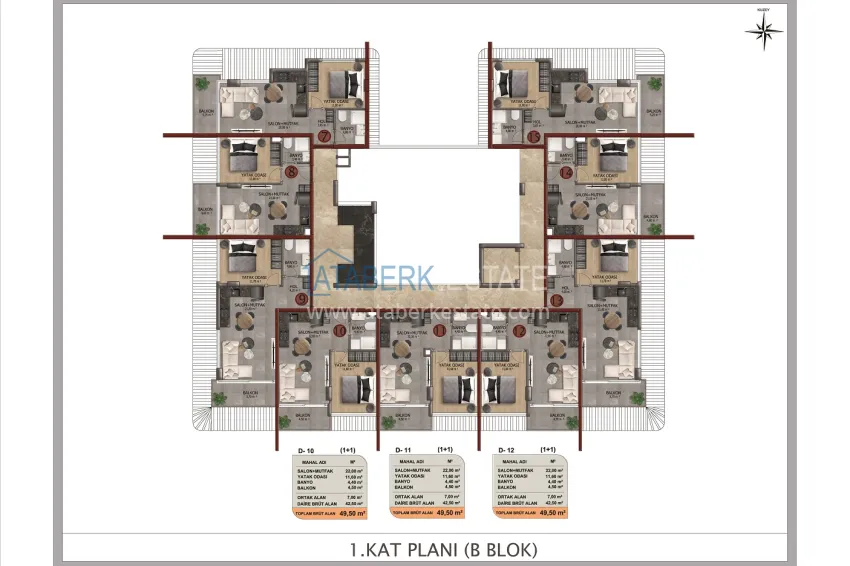 Buy cheap New residential complex with level 5 ★ infrastructure - apartments from a developer in Alanya 7 