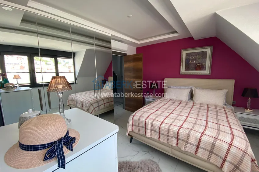 Purchase  Luxurious duplex penthouse in the center of Alanya, Hajet area 20 