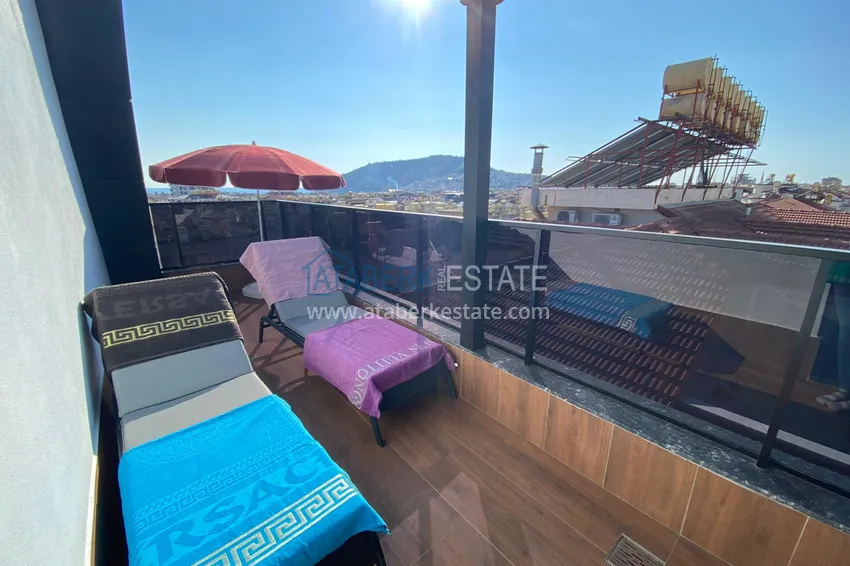 Purchase  Luxurious duplex penthouse in the center of Alanya, Hajet area 22 