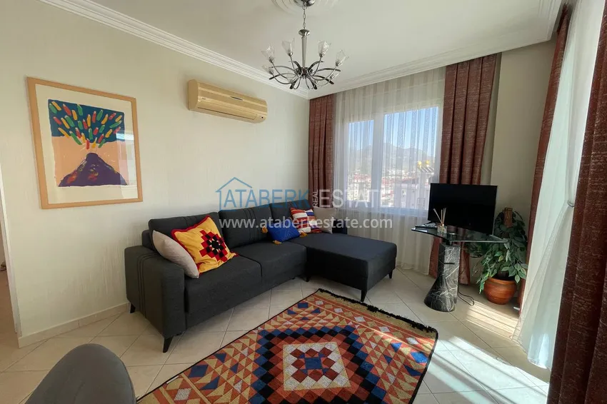 Purchase  Apartment 2 + 1 with new furniture, magnificent views of the sea and mountains in Cikcilli 2 
