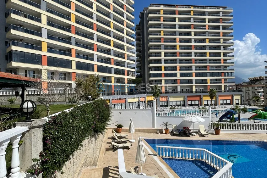 Apartment 2 + 1 with a glazed balcony overlooking the sea and mountains, Cikcilli - Alanya 3 