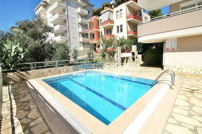 Apartment 2 + 1 with new furniture, magnificent views of the sea and mountains in Cikcilli 3 