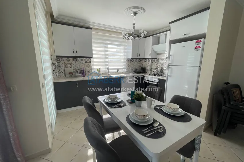 Purchase  Apartment 2 + 1 with new furniture, magnificent views of the sea and mountains in Cikcilli 4 