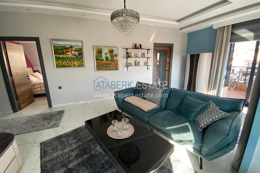 Purchase  Luxurious duplex penthouse in the center of Alanya, Hajet area 4 