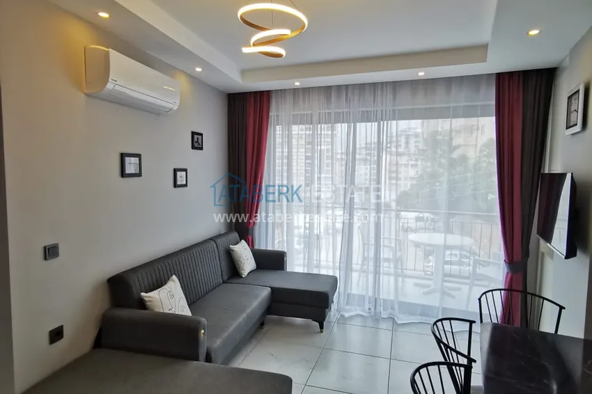 Purchase  One bedroom apartment for rent in Alanya Tosmur district No. 14 5 
